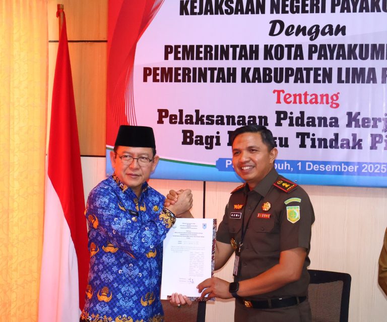 Pemko Payakumbuh Dukung Penerapan Pidana Kerja Sosial