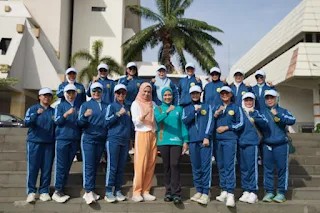 Ketua DWP Agnesia Bulan Marindo Hadiri Peringatan HUT KORPRI Dan Hari Ibu.