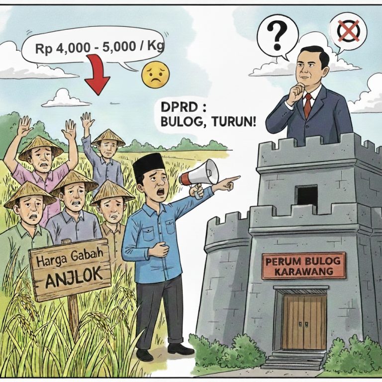 Bulog Jangan Hanya Menunggu Di Gudang, Harga Gabah Anjlok Petani Menjerit .