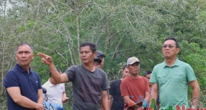 Dusun Lobu Uhom Di Perkirakan Sudah Tidak Aman Untuk Tempat Tinggal Sehingga Warganya Akan Di Relokasi Ketempat Lain.