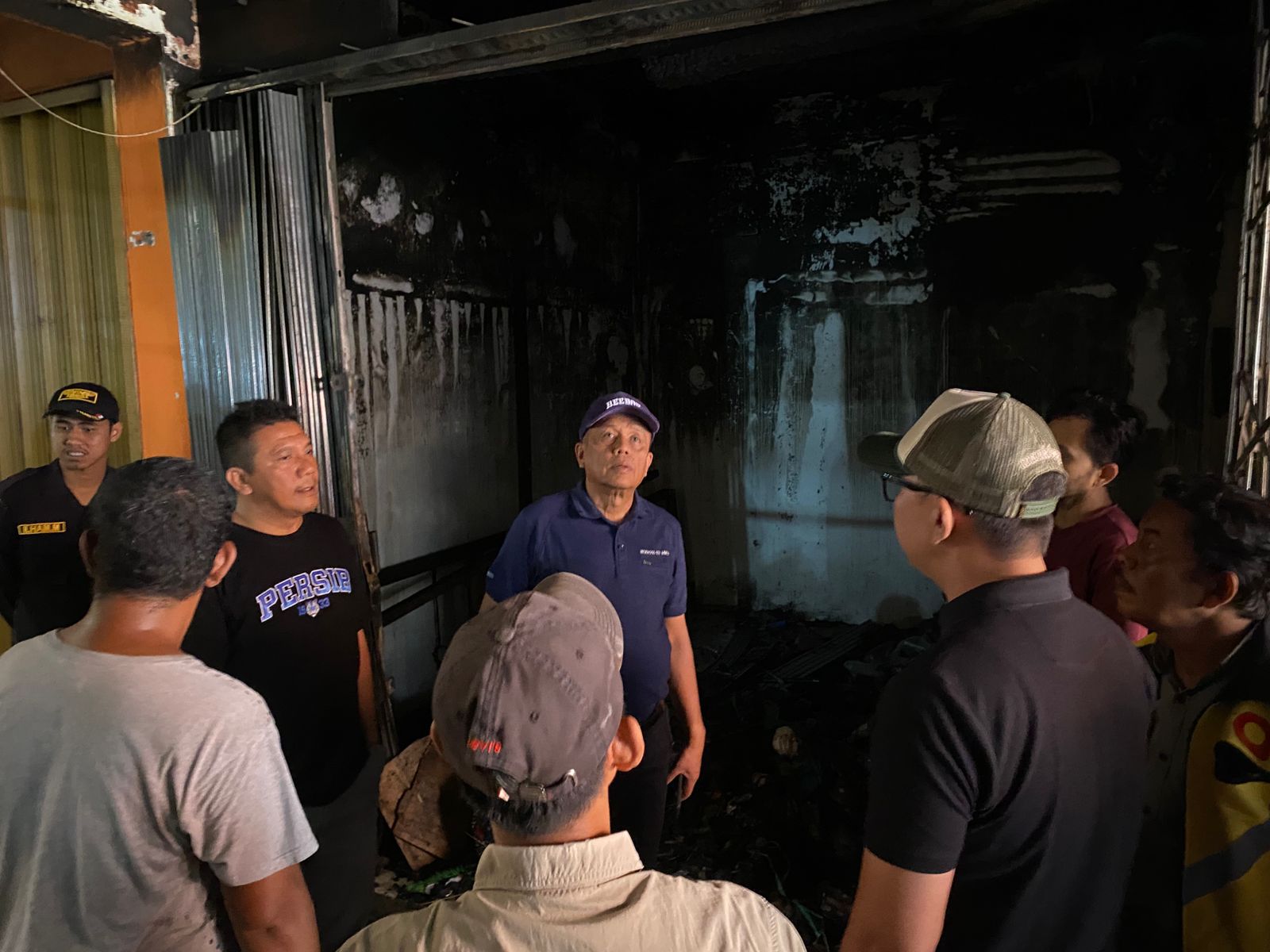 Satu Unit Ruko Karpet Di Pasar Blok Timur Terbakar, Pemko Konsolidasikan Penanganan