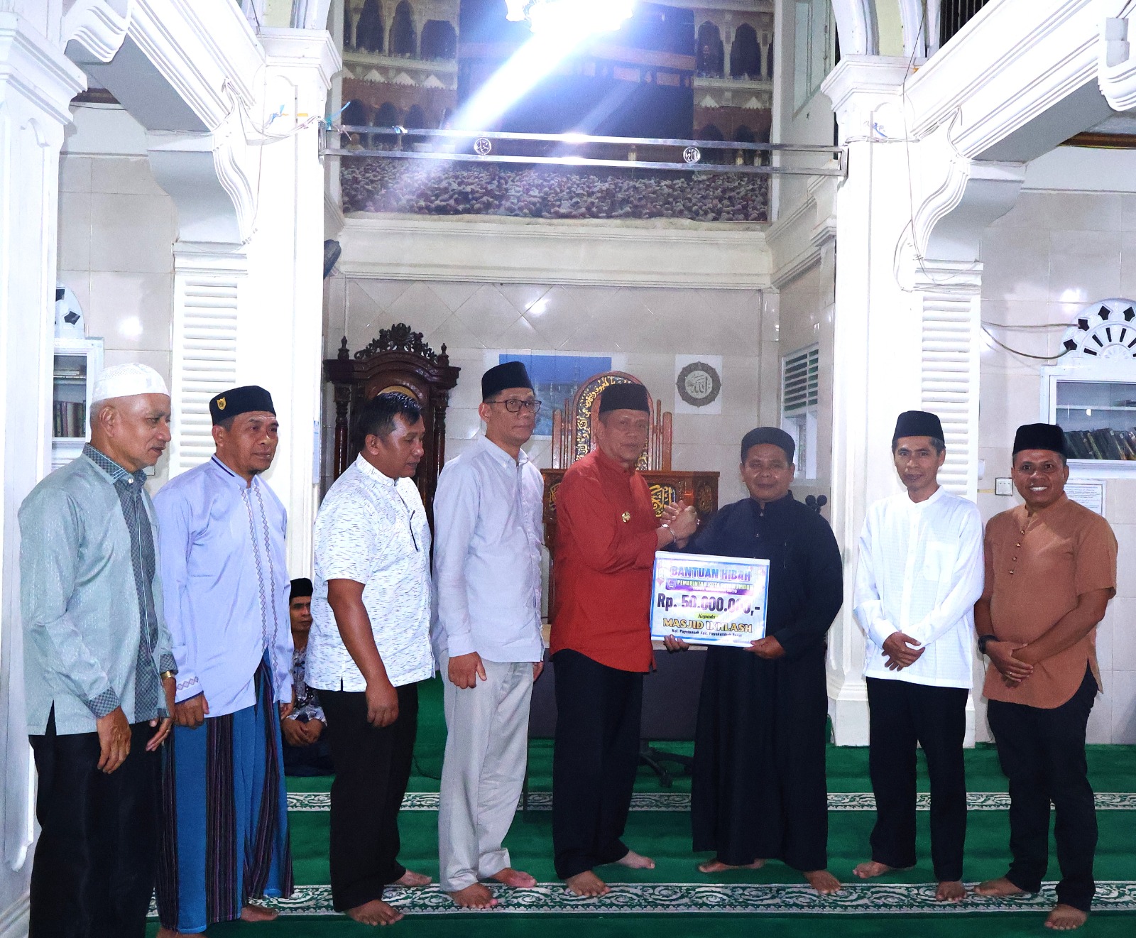 Tim II Safari Ramadhan Pemko Payakumbuh Berkunjung Mesjid Ikhlas
