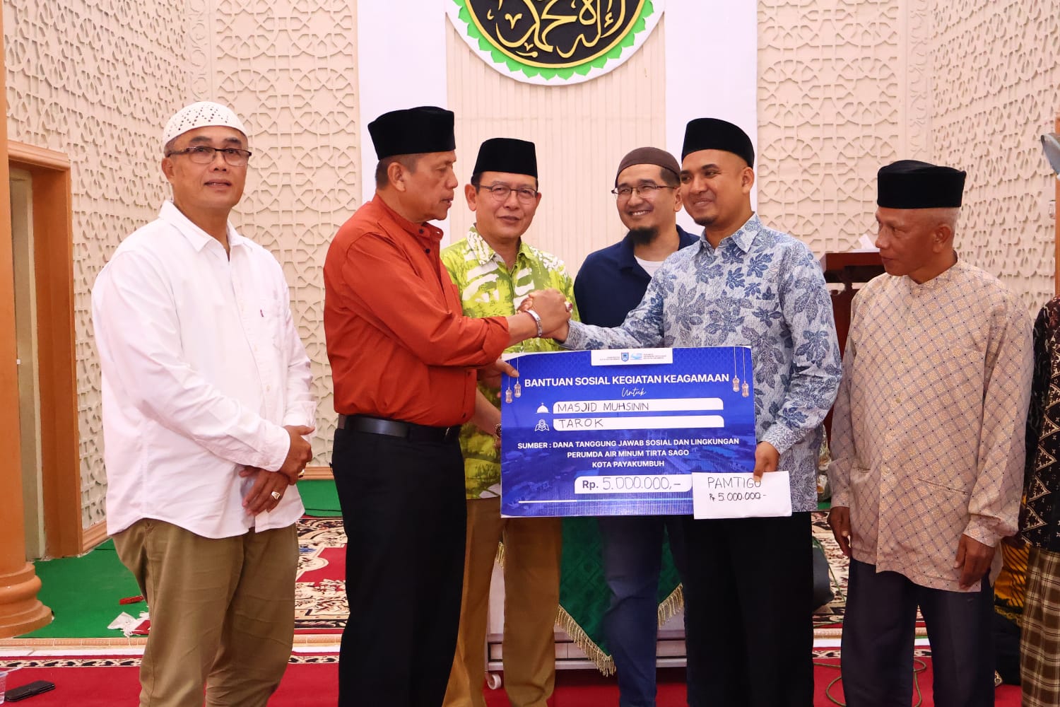 Wako Payakumbuh Zulmaeta Bersama Wawako Pimpin Safari Ramadhan Ke Mesjid Muhsinin