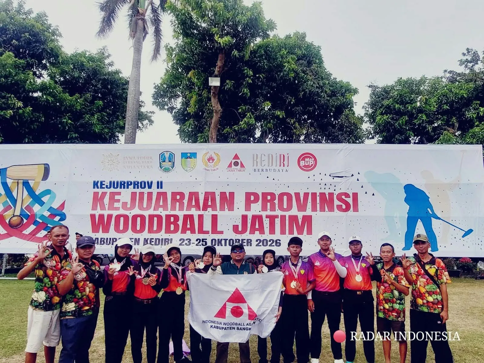 Lampaui Target, Woodball Bangkalan Bawa Pulang 6 Medali