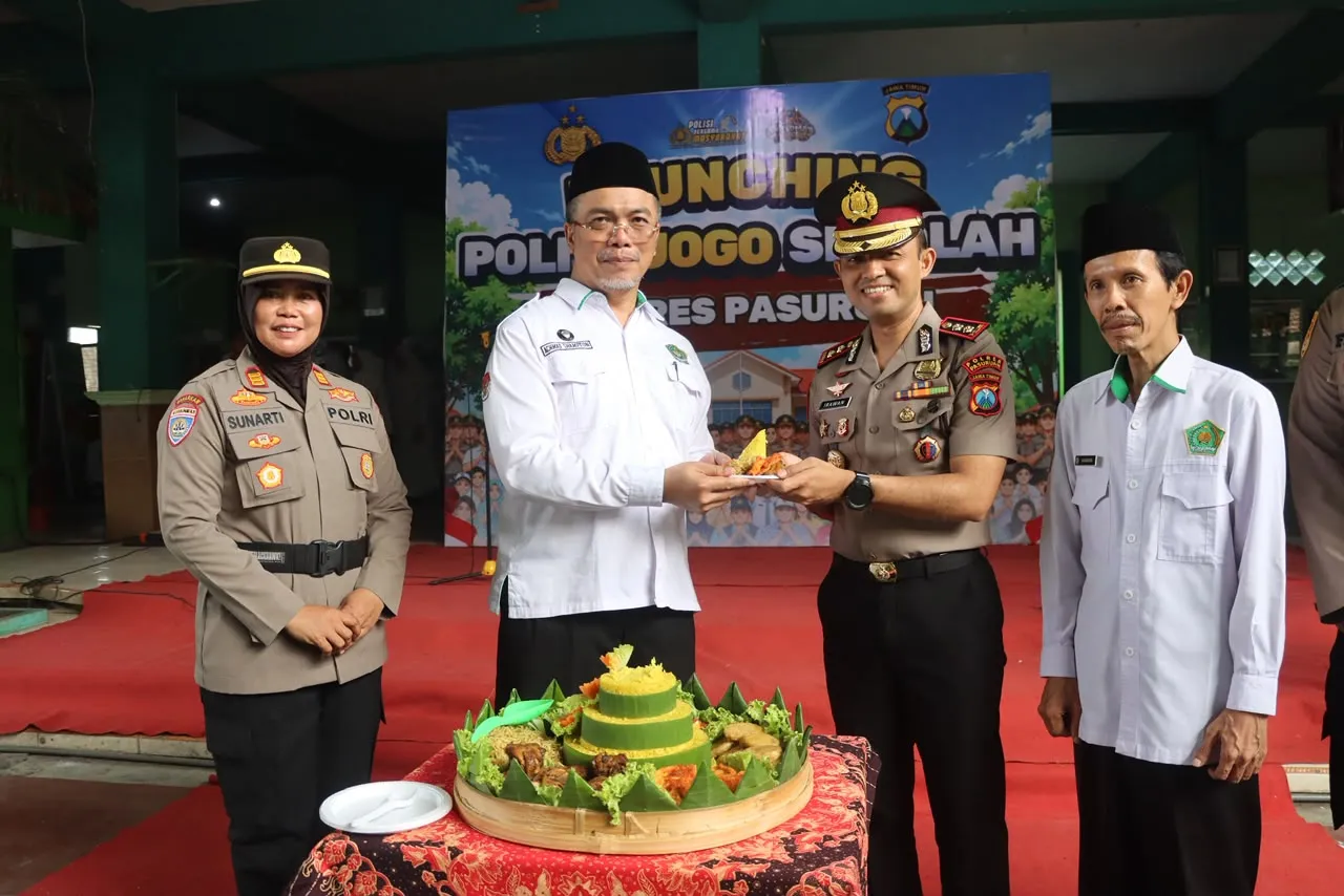 Kapolres Pasuruan Luncurkan Polisi Jogo Sekolah di MAN 1