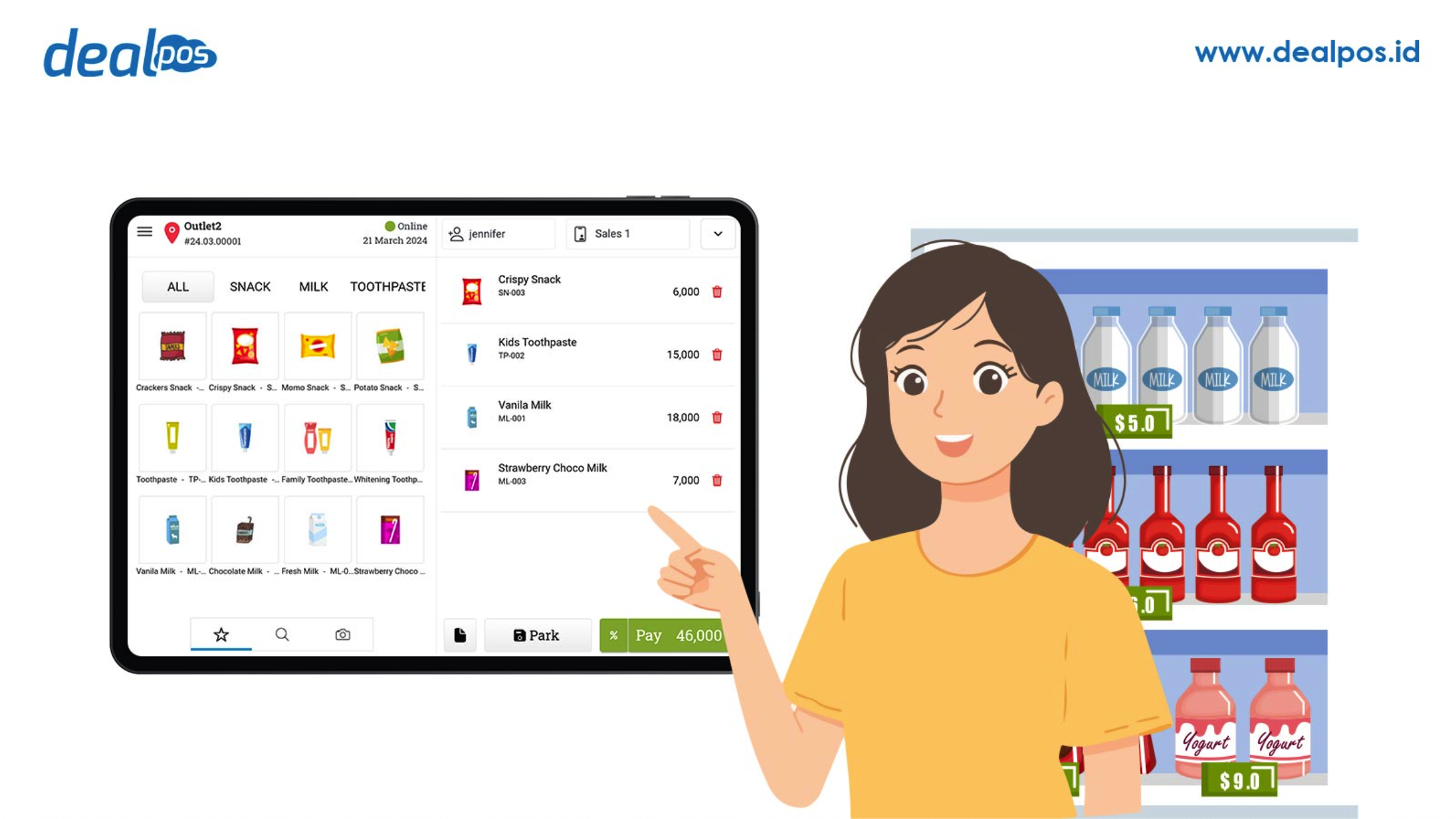DealPOS Satukan Kasir dan Kontrol Stok untuk Minimarket