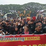 Mahasiswa Malang Demo Evaluasi 2 Tahun Kepemimpinan Prabowo-Gibran