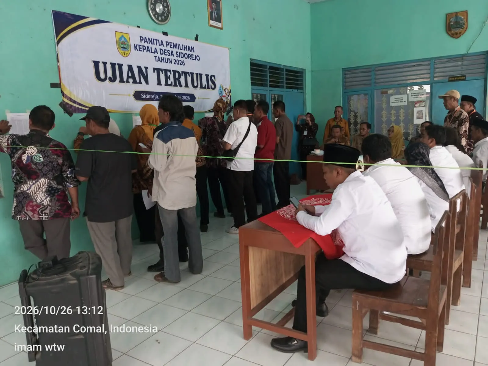 Tes Tertulis Cakades Sidorejo, Nasyiah Raih Nilai Tertinggi