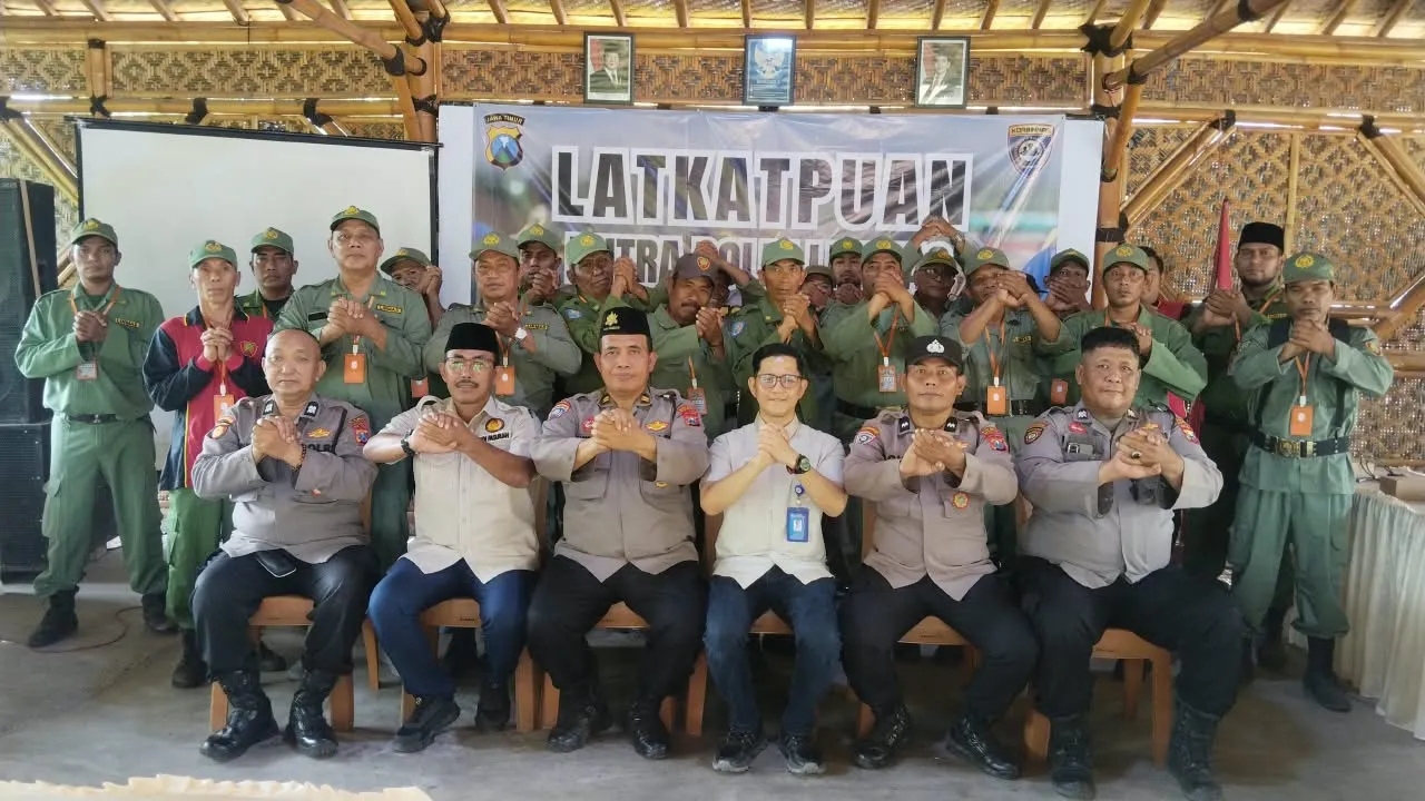 Satbinmas Polres Pasuruan Gelar Latkatpuan bagi 50 Linmas