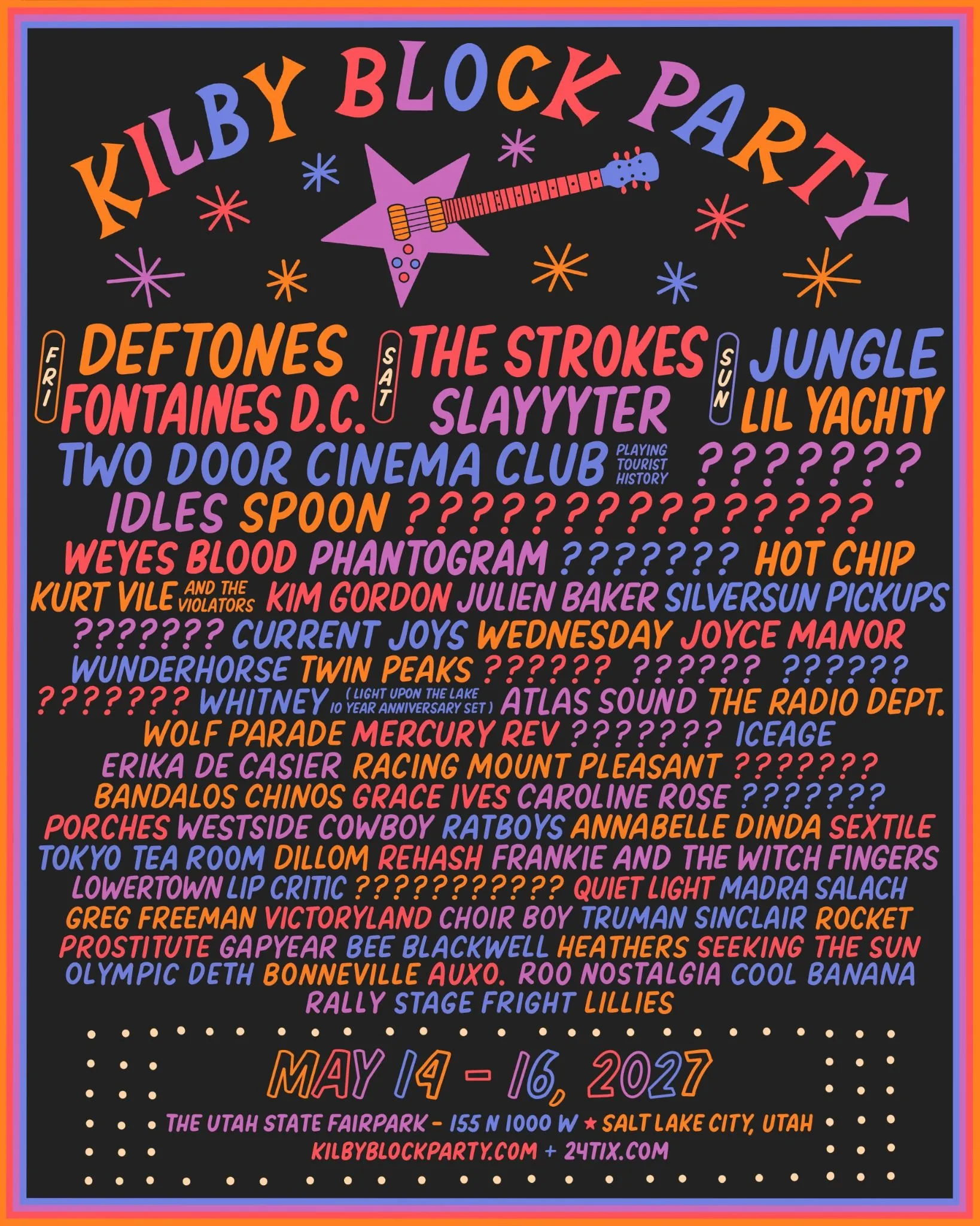Kilby Block Party 2027 Umumkan Lineup Deftones the Strokes