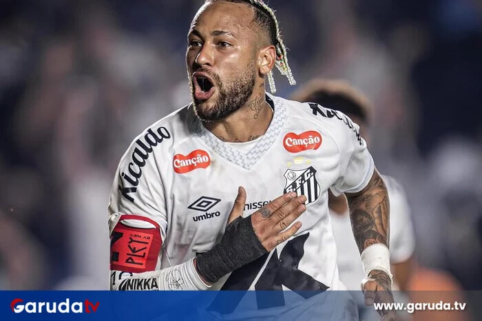 Neymar Diusir, Santos Bangkit di Menit Akhir dan Curi Satu Poin dari Bahia